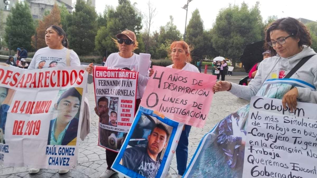 Protesta por desapariciones en México