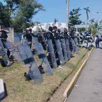 Policías blindan Acapulco ante el Abierto Mexicano de Tenis