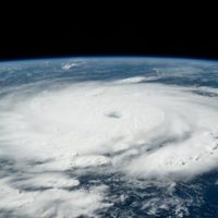 Así se veía “Beryl” desde el espacio como huracán categoría 4