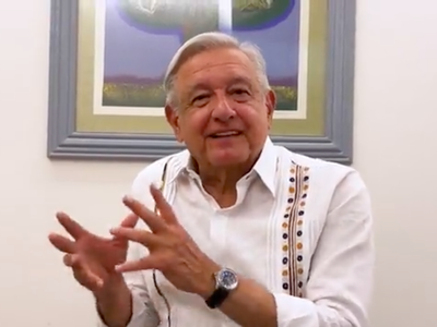 Pese a la derrota, AMLO felicita a la selección mexicana y a Arozarena (Video)