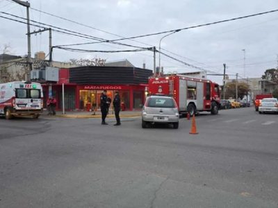 Chocó un camión de Bomberos cuando iba a apagar un incendio
