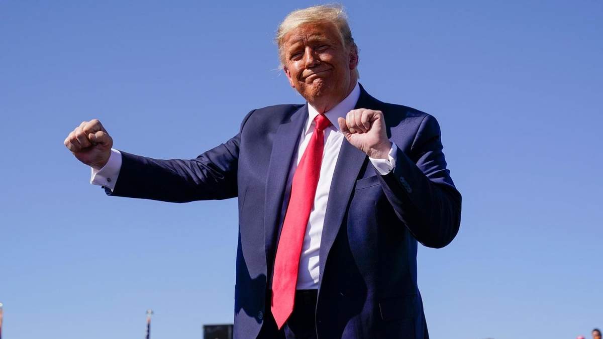 El "baile" de Trump se hizo viral durante la campaña. Fuente: (Twitter)