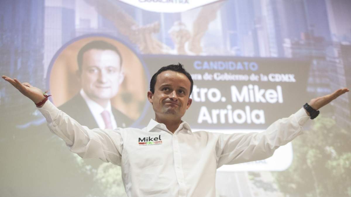 Mikel Arriola fue candidato a la CDMX, que ganó Claudia Sheinbaum