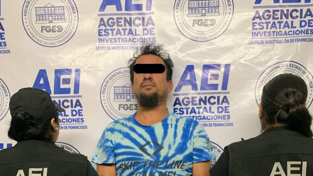 El presunto feminicida identificado como H.R.N.G.