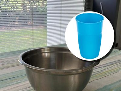 Con un vaso y un recipiente que ya no uses en casa, armá este precioso velador en pocos minutos