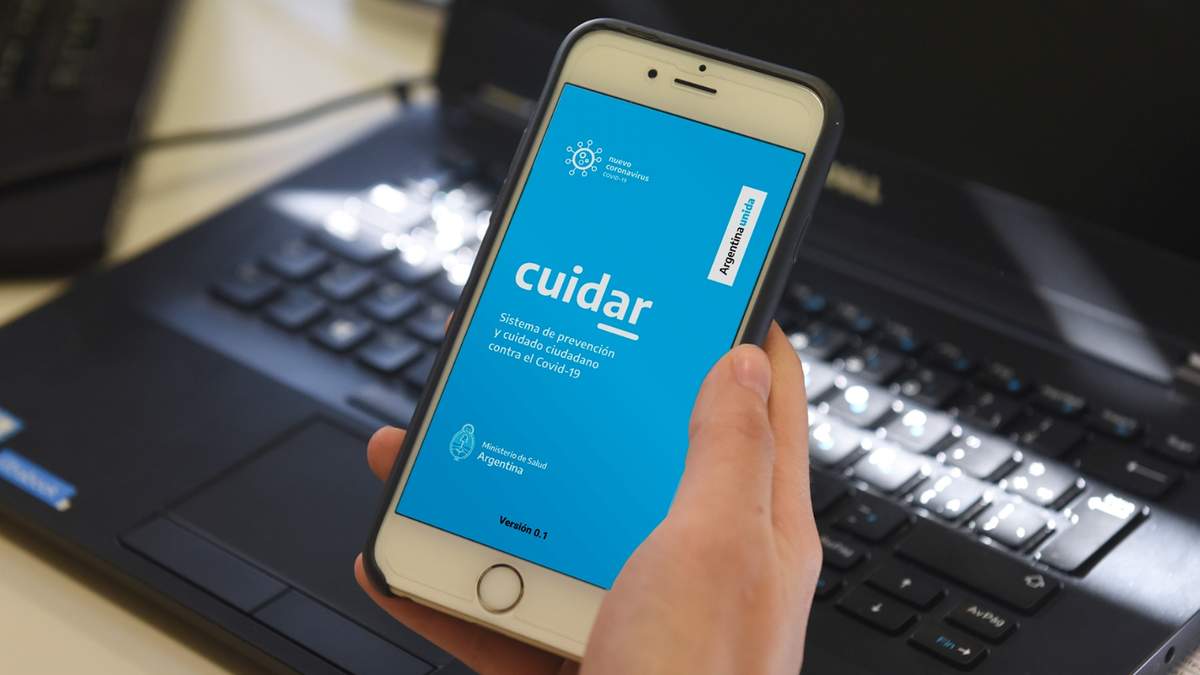 CuidAR, la app oficial del Gobierno. Fuente: (Twitter)