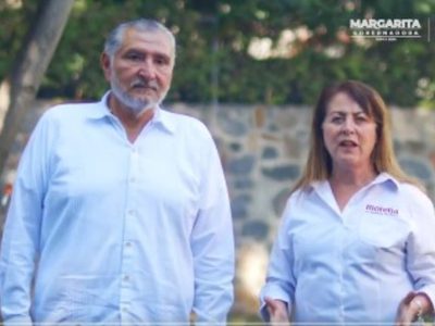 Candidata de Morena a la gubernatura de Morelos integra a Adán Augusto a su campaña