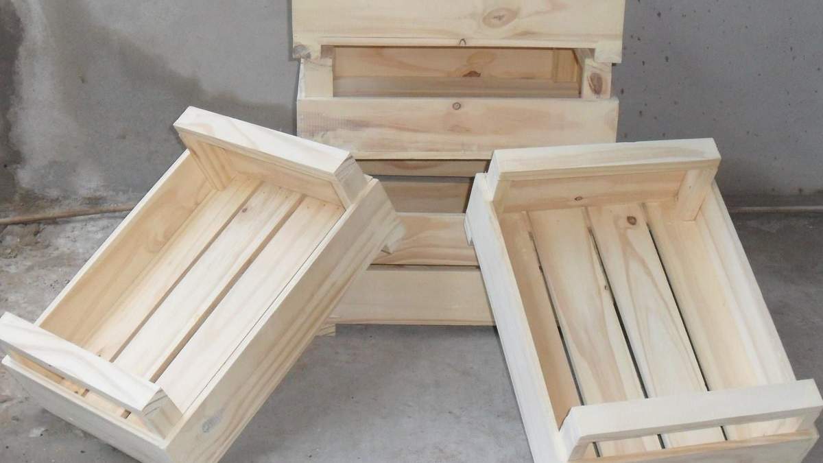 Cómo reciclar con cajones de verdulería. Fuente: (X)
