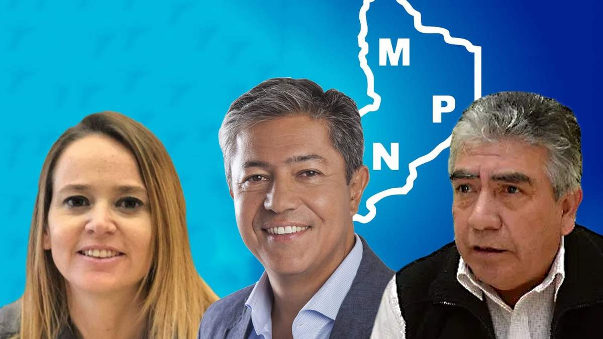Candidatos de las tres listas del MPN para las PASO. Fuente: (Minuto Neuquén)