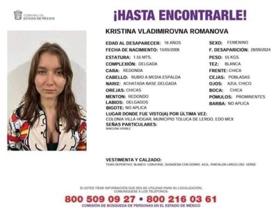 Desaparece adolescente rusa del DIF Edomex; su madre acusa “secuestro” y no descarta “trata”