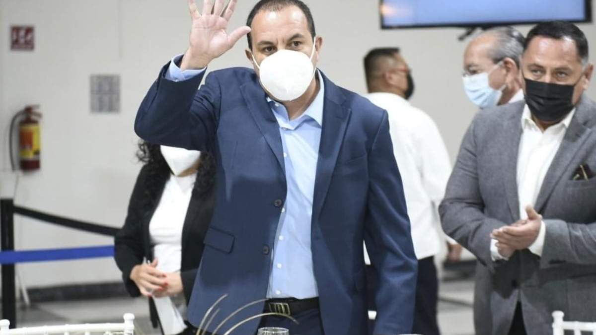 El gobernador de Morelos, Cuauhtémoc Blanco