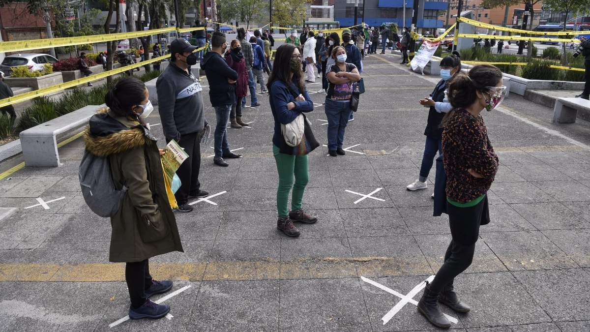 Un kiosoko de pruebas para detectar covid-19 en la alcaldía Benito Juárez, CDMX. Foto: Octavio Gómez