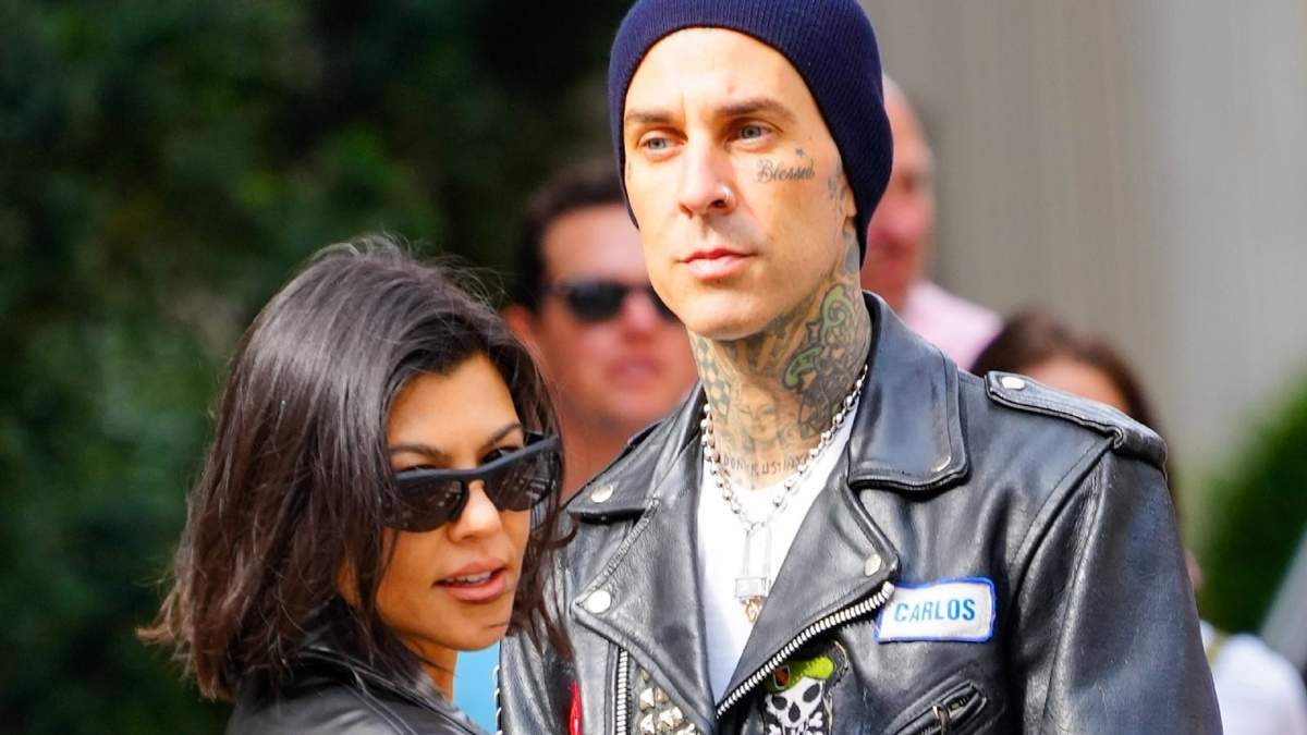 Kourtney Kardashian y Travis Barker. Fuente: (Instagram)
