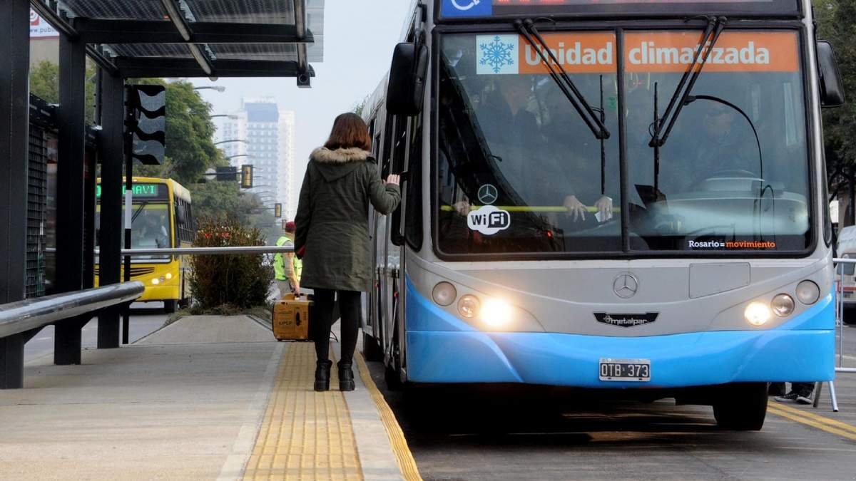 Trasporte público rosarino. (Instagram).