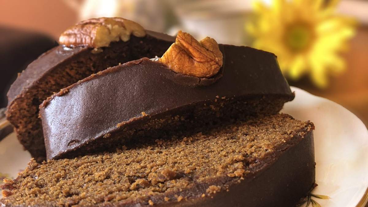 Budín de chocolate y café. Fuente: (Instagram)
