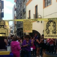Y en Cuernavaca se manifiestan contra 'violencia machista'