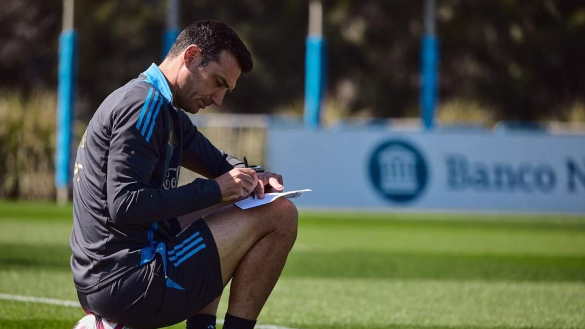 Lionel Scaloni. Fuente: (X)