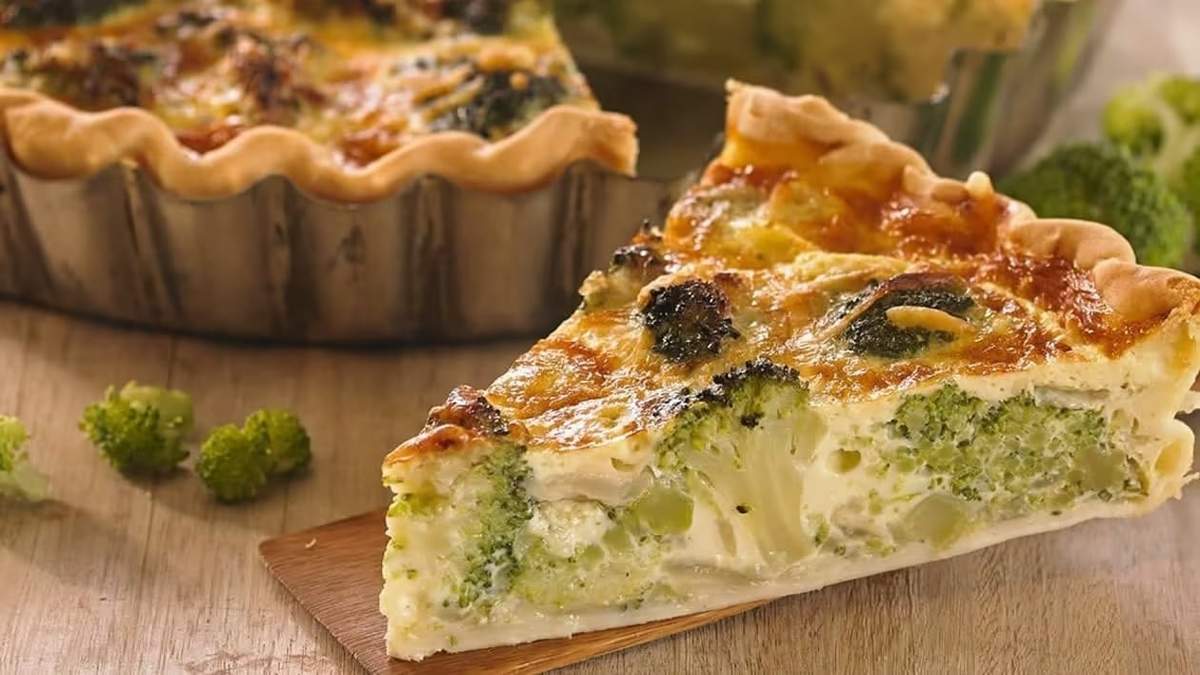 Tarta de brócoli. Fuente: (Instagram)