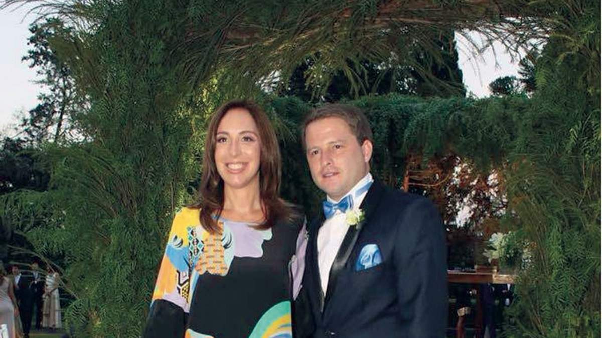María Eugenia Vidal y Alex Campbell. Fuente:(Twitter)