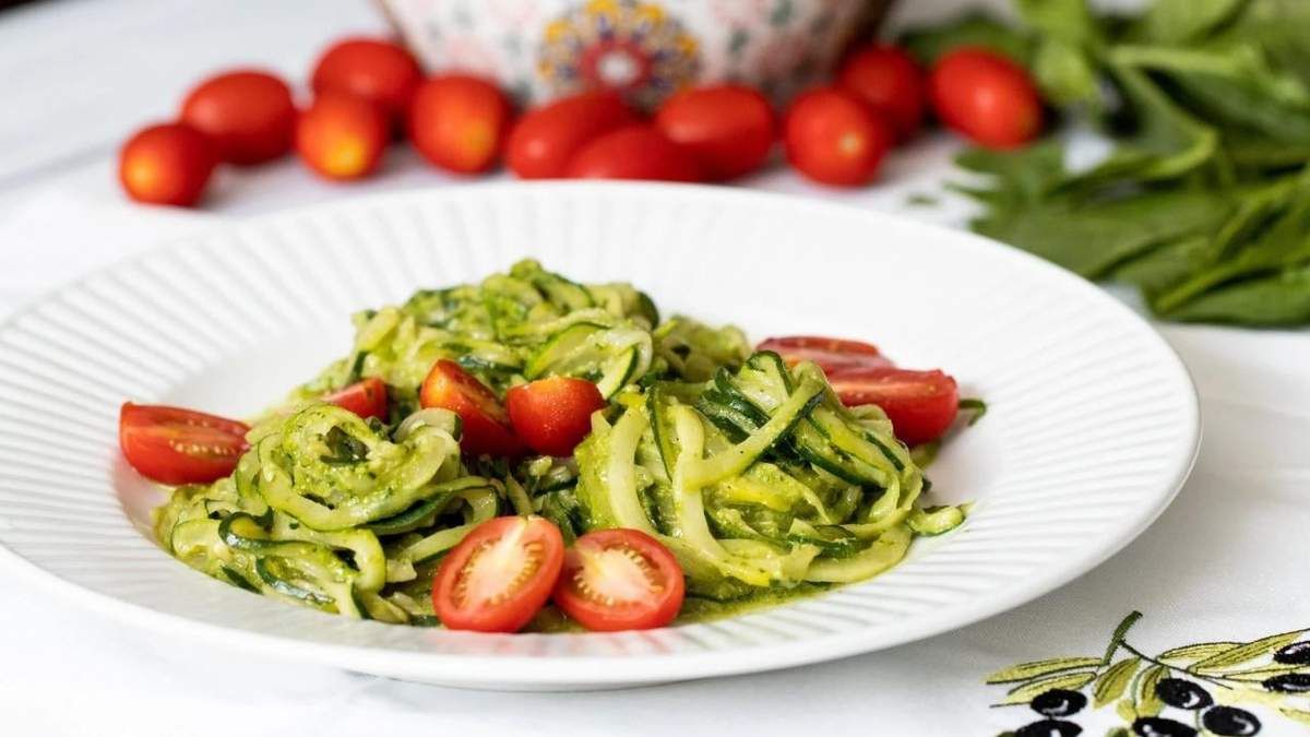 Pasta de zucchini. Fuente: (Instagram)