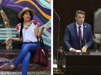 Saxofonista atacada con ácido tilda de oportunista a Sergio Mayer