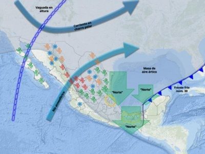 Activan plan de contingencia por llegada de tercera tormenta invernal en Coahuila