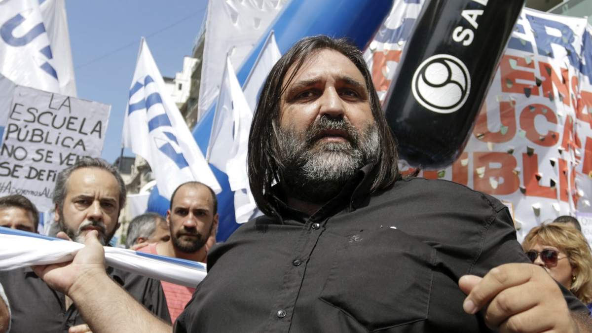 Roberto Baradel. Fuente: (Twitter)