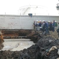 Continúan labores de limpieza en el inmueble de Añil donde se localizó toma clandestina