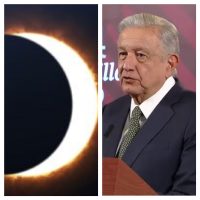 AMLO pide a medios difundir medidas de precaución para ver el eclipse en México