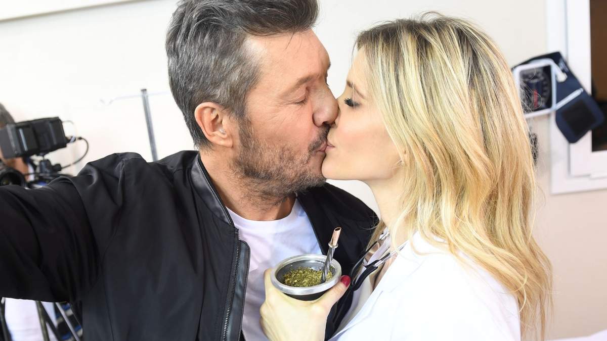 Marcelo Tinelli y Guillermina Valdés. Fuente: (Twitter)