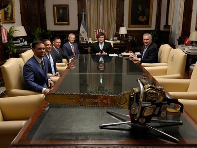 Javier Milei recibió al empresario estadounidense Peter Thiel