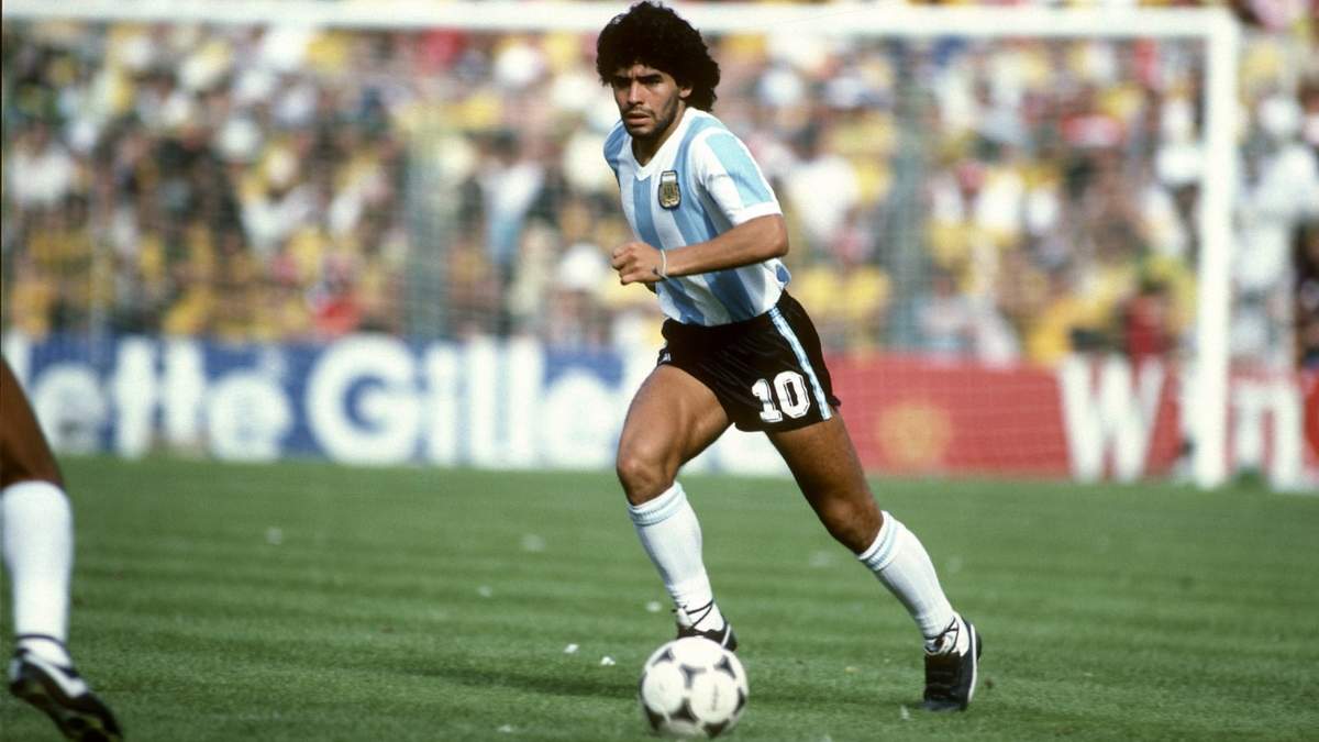 Maradona 1990. Fuente: (Instagram)