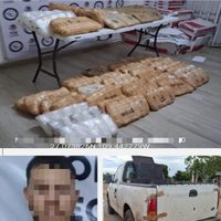 Mesa Estatal de Seguridad asegura 13.7 millones de dosis de fentanilo y cristal en Huatabampo