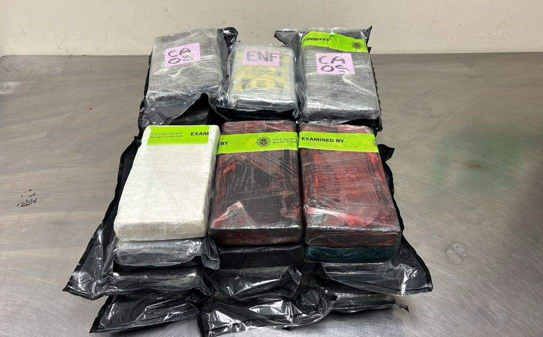 Cocaína incautada por autoridades de Estados Unidos en puente fronterizo Reynosa-Hidalgo