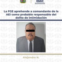 Detienen a comandante de la Fiscalía de Desaparecidos de Puebla por colusión con la delincuencia