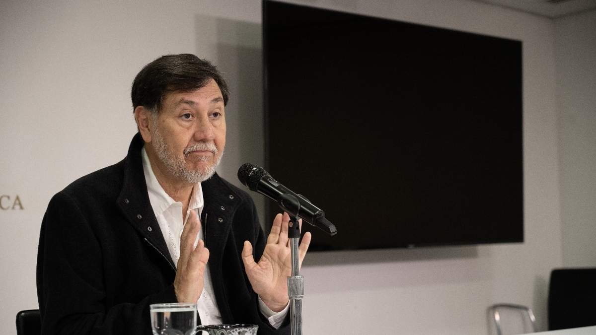 El presidente de la Mesa Directiva del Senado, el senador Gerardo Fernández Noroña