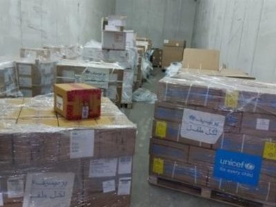 UNICEF acusa a Israel de bloquear la entrada de jeringuillas para vacunar a niños en Gaza