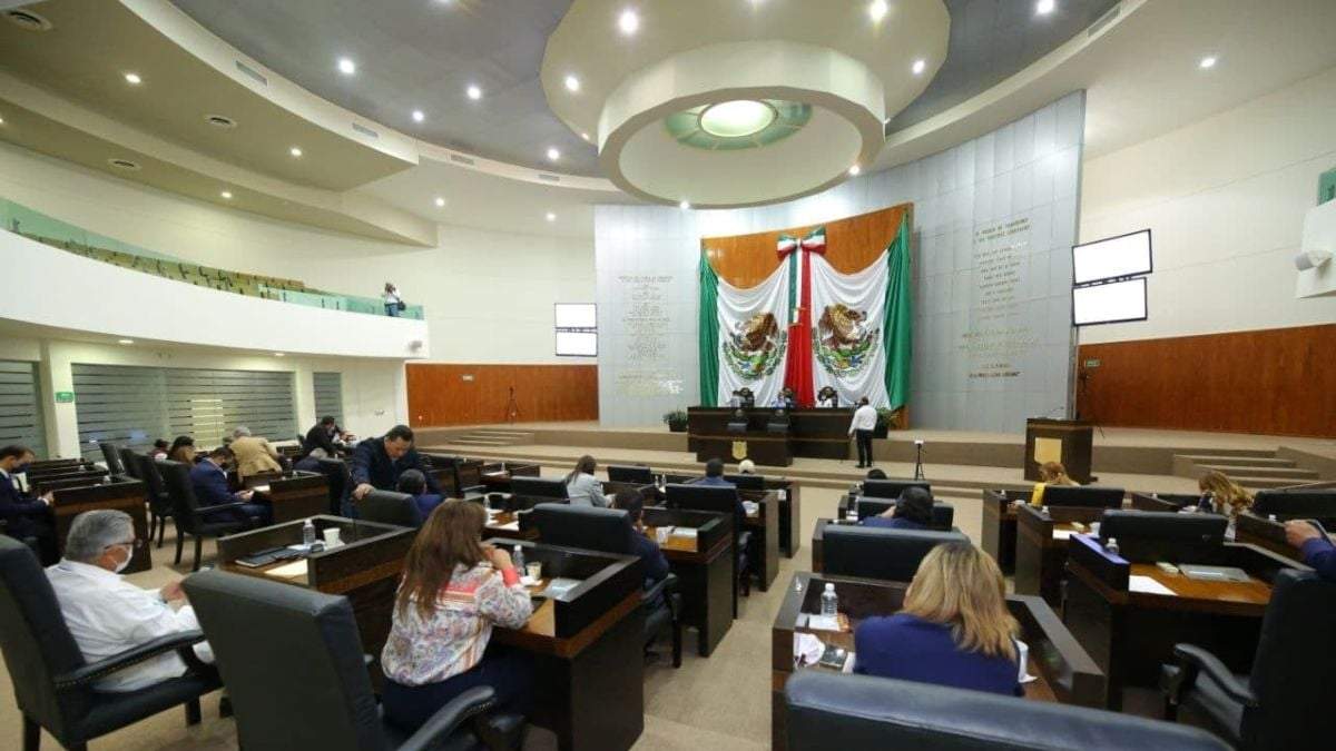 Sesión en el Congreso de Tamaulipas
