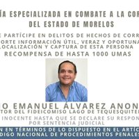 Autoridades ofrecen recompensa por Dionicio Álvarez, exfuncionario de Cuauhtémoc Blanco