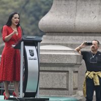 Sandra Cuevas peleará por la "posesión" del Ángel de la Independencia