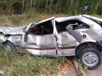 Grave vuelco sobre la ruta 7 en Vista Alegre: hay una persona herida
