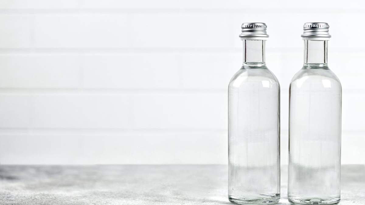 Botellas de vidrio. Fuente: (Instagram)