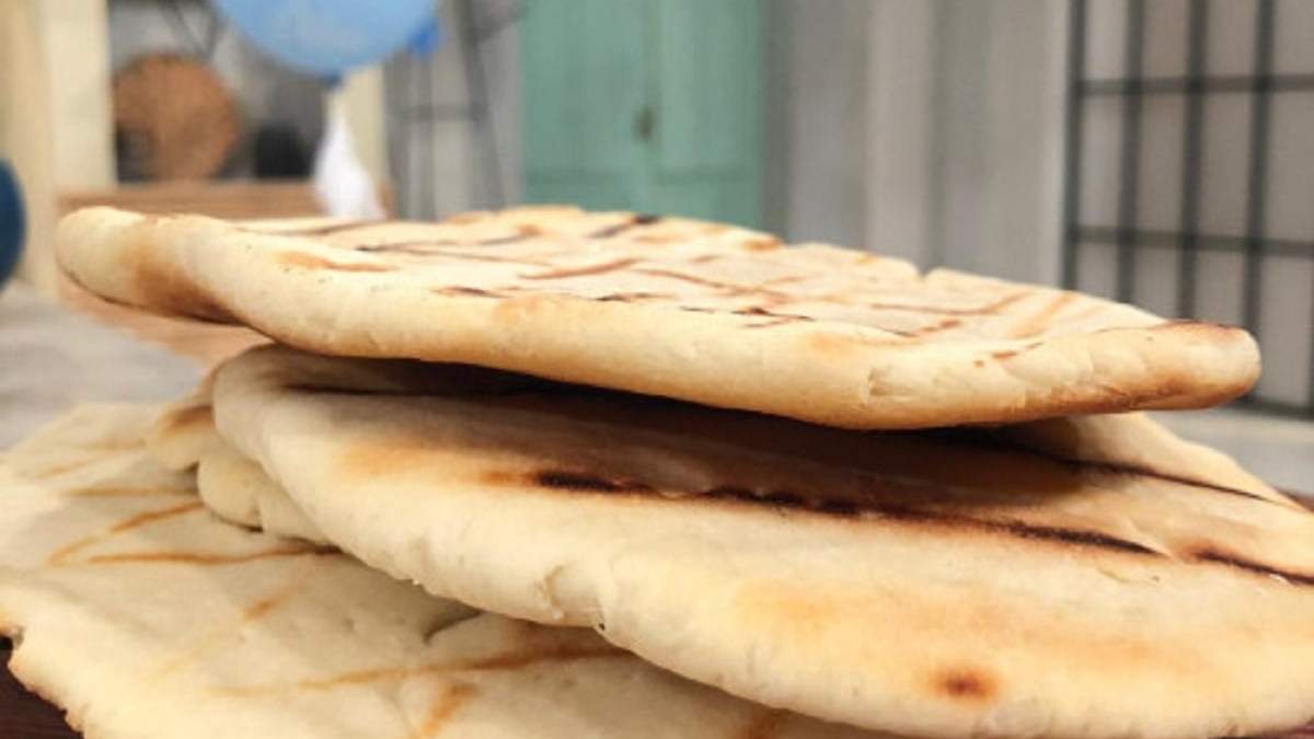 Tortilla asada. Fuente: (Instagram)