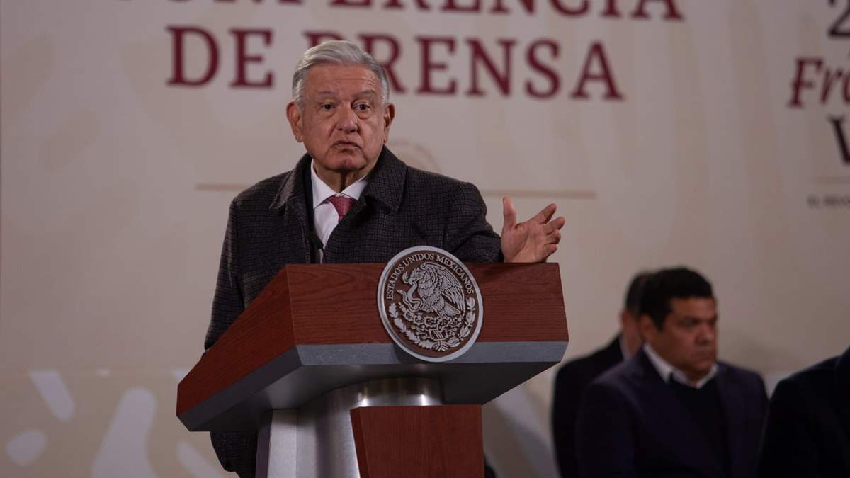 El presidente en su conferencia matutina del 16 de enero de 2023