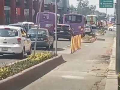 Colapsa la vialidad al sur de CDMX por cierres en Tlalpan y División del Norte
