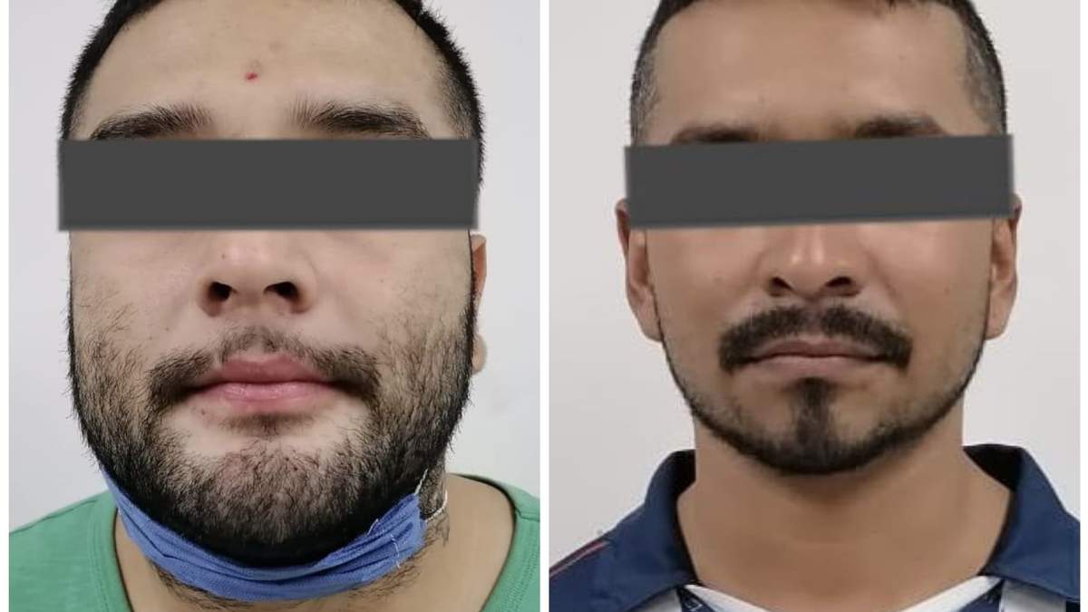 Los detenidos Bryan Alejandro y Erick
