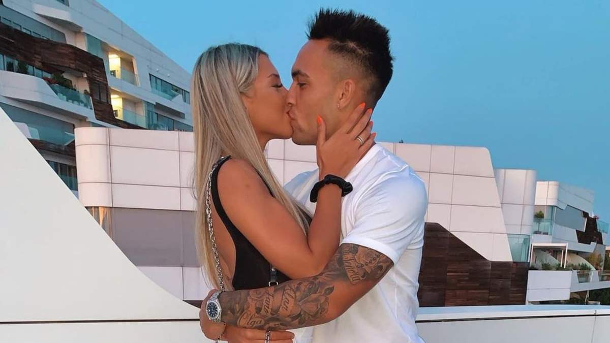 Agustina Gandolfo y Lautaro Martínez. Fuente: (Instagram)