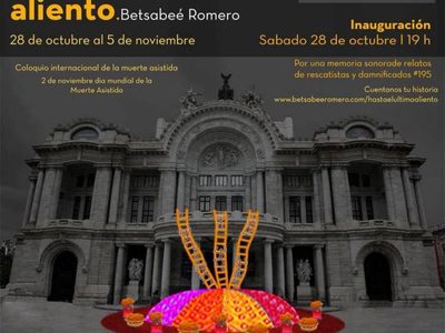 "Hasta el  último aliento", en la explanada de Bellas Artes