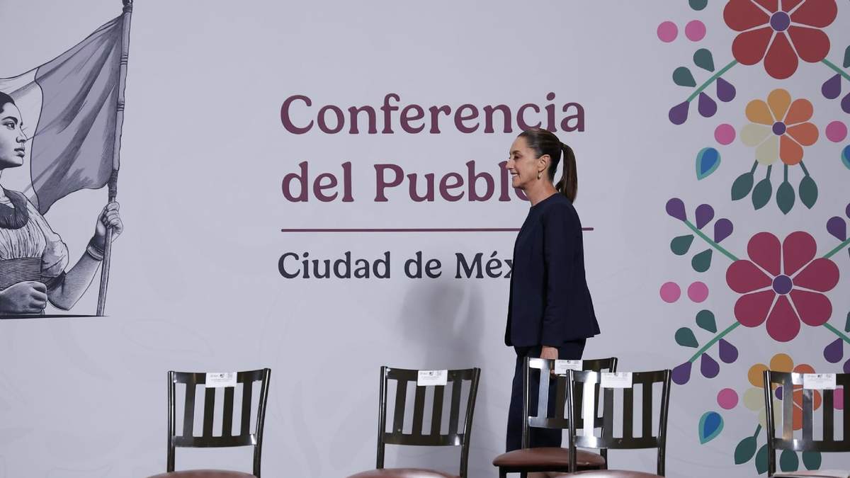 Claudia Sheinbaum en la conferencia del martes