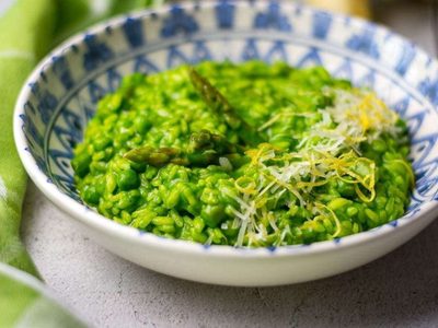 Risotto de espinacas: cremoso y super fácil, una receta exquisita que nunca falla